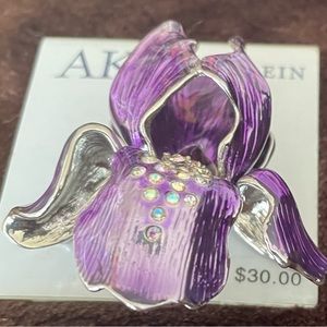 AK Anne Klein Purple Orchard Pin
